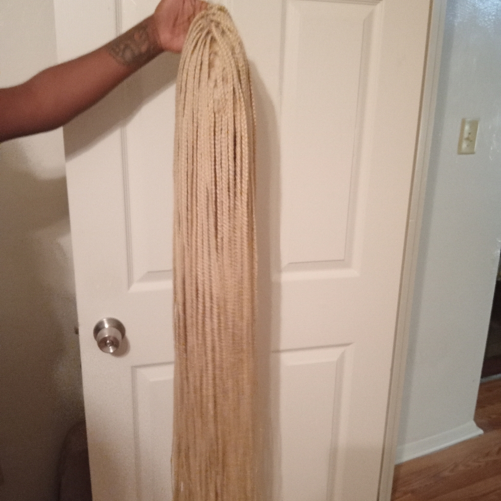 Ear to ear braided lace front wig